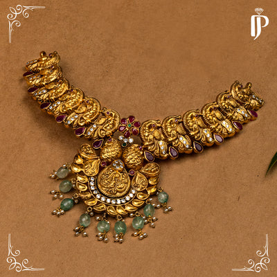 Gold Sheeted Long Haram