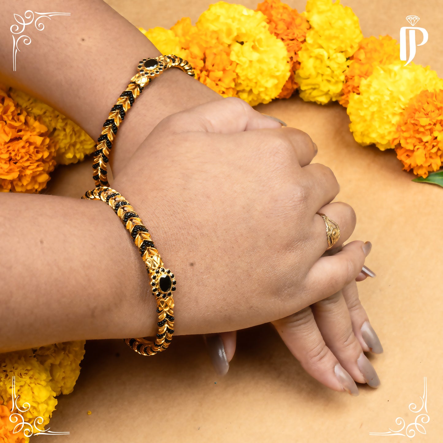 Gold Sheeted Bangles