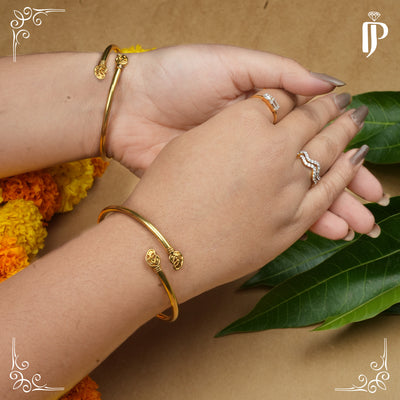 Gold Sheeted Bangles