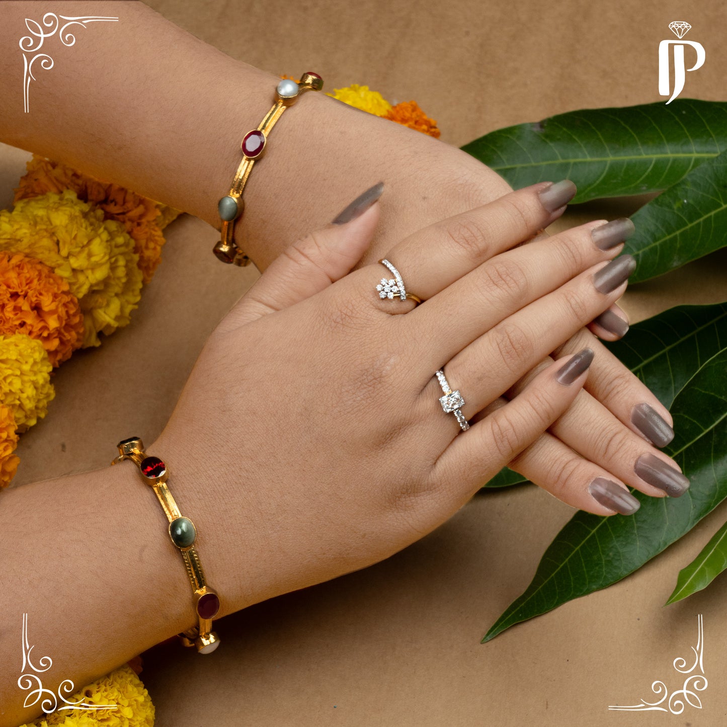 Gold Sheeted Bangles